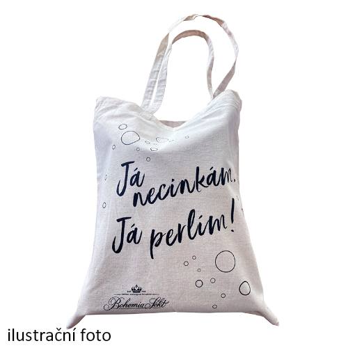 Bohemia Sekt taška béžová Já necinkám, já perlím